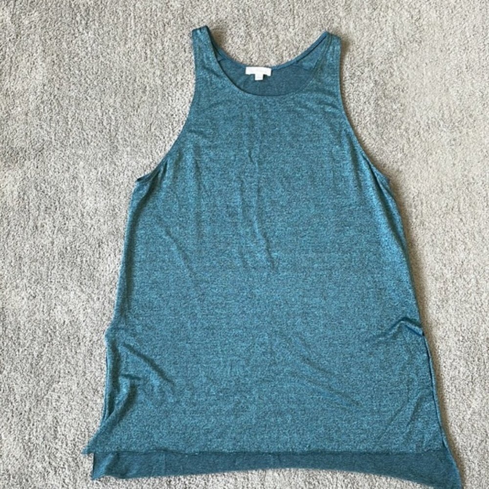 EC Wilfred Teal Rayon Tank Top - Size M